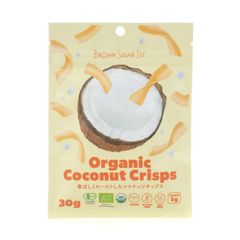 Organic Coconut Crisps 30g オーガニックココナッツクリスプ ブラウンシュガーファースト 薬膳おやつ ベジキッチン VEGAN ヴィーガン グルテンフリー ギルトフリー