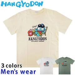 ハンギョドン 半袖 Tシャツ メンズ はんぎょどん サンリオ グッズ 魚 HG1142-204A