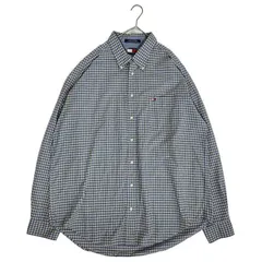 古着　TOMMY HILFIGER チェックシャツ　メンズXXL　トミー