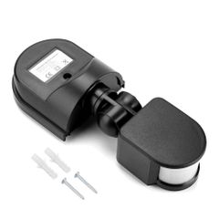 新品 TOPINCN AC 110~240V赤外線センサースイッチ 人感センサースイッチ 調節可能 LEDライト コンパクト蛍光灯 白熱電球などに制御 セキュリティ 自動的 探知器 壁スイッチLED 防水仕様 PIRボディモーション赤外線センサー検出器 (黒)