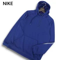 NIKE ナイキ 通年 DRI-FIT 吸水速乾 スウェット★ フーディー パーカー プルオーバー ラグラン Sz.M メンズ 紺 ネイビー