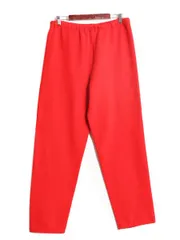 【お得なクーポン配布中!】 80s USA製 ラッセル 無地 スウェット パンツ メンズ L 古着 80年代 ヴィンテージ RUSSELL 裏起毛 スエット トレーニング トレーナー レッド