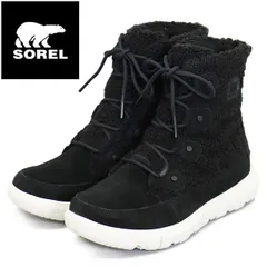 SOREL (ソレル) WMS NL5030 エクスプローラー ネクスト ジョアン コージー レディースブーツ 010 BLACK MOONSTONE SRL104 US7-約24.0cm