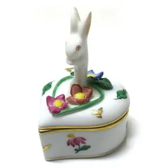 ヘレンド♡ボンボニエールうさぎ⭐️新品未使用⭐️ Herend(ヘレンド) / 洋食器その他/ボンボニエール/うさぎ | 中古