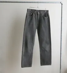 80's Levi's 501 black denim pants made in usa