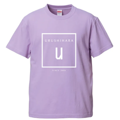 【U】Tシャツ　ライトパープル