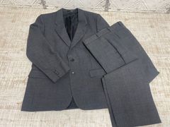 e-86　DAKS ダックス スーツ シングルスーツ グレー 濃いグレー  メンズ ファッション フォーマル カジュアル