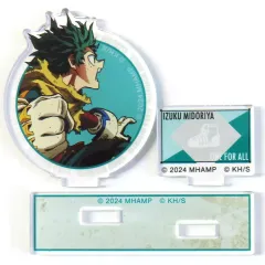 【中古】アクリルスタンド・アクリルパネル 緑谷出久(半身) 「僕のヒーローアカデミア THE MOVIE ユアネクスト トレーディングパーツ付きアクリルスタンド」 劇場グッズ