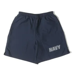 【美品】Vintage Military Item ヴィンテージミリタリー パンツ サイズ:M / 米軍実物 U.S.NAVY トレーニング ショーツ (NEW BALANCEボディ) / ネイビー 紺 / ボトムス ショートパンツ ズボン【メンズ】【中古】