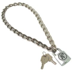 Sid "Ｒ"Choker【M】シド ヴィシャス 南京錠 ネックレス チョーカー  イギリス LONDON 直輸入