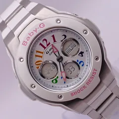 【美品】CASIO カシオ Baby-G MSG-3110C 電波ソーラー腕時計 楽天市場】電波ソーラー 超軽量 カシオ ベビージー レディース