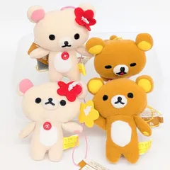 リラックマ マスコット ストラップ コリラックマ ミニ ぬいぐるみ 4体 まとめ売り
