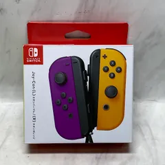 【極美品】Joy-Con(L) ネオンパープル/(R) ネオンオレンジ HAC-A-JAQAA