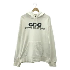 CDG by Comme des Garcons. / シーディージー コムデギャルソン | 2018AW | ロゴ スウェット プルオーバー フーディ | XL | ホワイト | メンズ