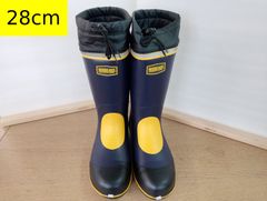 [미도리 안전] 워크 에이스 안전 장화 네이비 28.0cm 겨울 설상용 방한 안전 작업 구두 장화 선심 들어 내력 반사 테이프 777 방한 현장 작업 건설 현장 제설 작업 공장 냉장 창고 아웃도어 안전 대책 안전 구두 외일 21250523