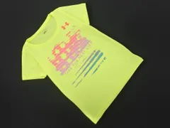 UNDER ARMOUR アンダーアーマー プリント トレーニングウェア Tシャツ sizeSM/黄 ■◆ レディース