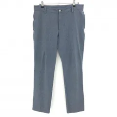 【美品】アディダス パンツ ネイビー×白 ストレッチ メンズ 88 ゴルフウェア adidas