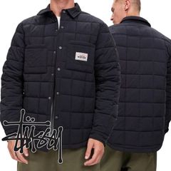 STUSSY Quilted Fatigue Shirt キルティング ステューシー