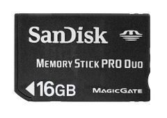SanDisk MemoryStick Pro Duo 16GB SDMSPD-016G-J95