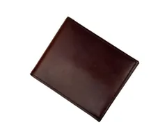 フィーコ FICOフィーコ prodotto di GANZO ガンゾ ２つ折り財布 お札入れ 茶色 ブラウンレザーウォレット 茶革 ビジネス メンズ レディース