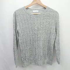 ◇ ⊇ ユナイテッドアローズ カジュアル 長袖 丸首麻カットソー サイズ表記なし グレー系 レディース E  【1508060025043】