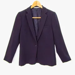 セオリーリュクス テーラードジャケット ストレッチ ブランド アウター 日本製 レディース 38サイズ ネイビー theory luxe 【中古】
