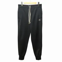 リックオウエンス Rick Owens × モンクレール MONCLER タグ付き 20FW JOGGERS PANTS ジョガーパンツ スウェットパンツ 黒 ブラック XSサイズ F209N8H70200 IBO61のサムネイル