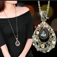 超人気　レディース　ネックレス　ペンダント　ロング　豪華