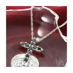 2025年最新】K18WGブラックダイヤモンドネックレスの人気アイテム  