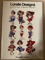 Loralie Designs ミシン刺繍CD　⑩ Fun Ladies