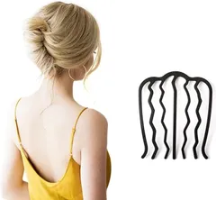 TY企画 ヘアアクセサリー 髪飾り 髪留め まとめ髪 盛り髪 コーム くし かんざし 夜会巻き( L)