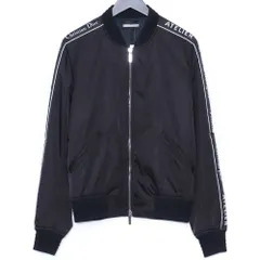 DIOR HOMME アトリエロゴテープ MA-1 ボンバージャケット サイズ48 ブラック - メルカリ