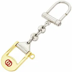 グッチ キーホルダー ヴィンテージ ダブルG キーフック メタル ゴールド シルバー GUCCI GG オールドグッチ キーフック キーリング 鍵 キー チャーム バッグチャーム ブランド小物 箱付き 誕生日 プレゼント ギフト【未使用】