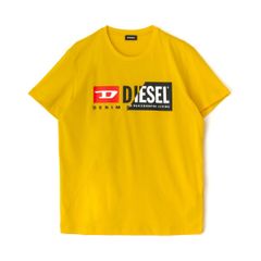 新品タグ付き DIESEL 半袖 Tシャツ T-DIEGO-CUTY 00SDP1 0091A イエロー(22K) 黄色 Mサイズ 当店管理番号 67897479