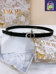 【今日WTO】Dior Saddle Belt ダブルフェイスレザーベルト-SV28