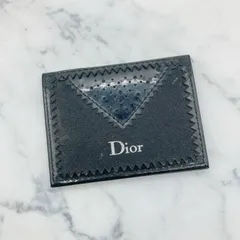 DIOR クリスチャンディオール ノベルティ 手鏡 コンパクト ミラー ブラック パテント 01-0040