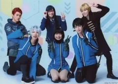 【中古】生写真(男性) 集合(6人)/2Lサイズ・キャラクターショット/舞台「ワールドトリガー the Stage B級ランク戦開始編」グッズ購入者特典2Lブロマイド