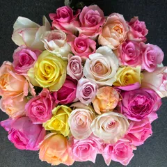 鮮度抜群‼️ 《切り花 ・生花 》おまかせミックス 30㎝SMサイズ！30本　産地直送！　薔薇　花束