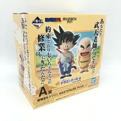 [중고] 미개봉) 반다이 이치 반 쿠지 A상 손오공(어린 시절) & 크릴린 2체 세트/드래곤볼 EX 손오공 수업편[6]