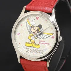 稼働 QZ 東京ディズニーランド ミッキーマウス 901243 キャラクター文字盤 レディース腕時計 2000000 NSK KRK