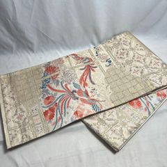 【特価】逸品 美品 正絹 袋帯 女性 婦人 レディース 和装小物 和装 着物 留袖 訪問着 振袖 浴衣 B102823