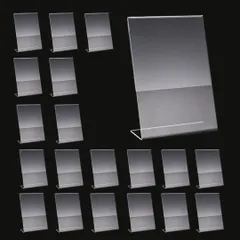 TK.Felly アクリルスタンド アクリル製 ポップスタンド カードスタンド 名刺サイズ プライスカード popスタンド 20個セット 