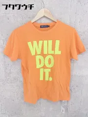 ◇ BEAMS HEART ビームス ハート 半袖 プリント Tシャツ カットソー サイズS オレンジ メンズ 【中古】 【1002801293048】