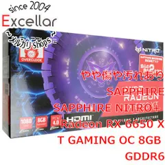 bn:12] SAPPHIRE NITRO+ Radeon RX 6650 XT GAMING OC 8GB GDDR6 11319-01-20G  PCIExp 8GB 元箱あり - メルカリ