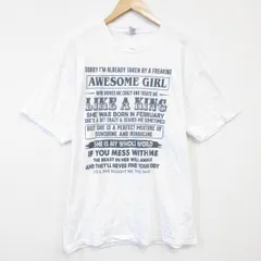 XL/古着 フルーツオブザルーム 半袖 Tシャツ メンズ メッセージ コットン クルーネック 白 ホワイト 25aug20 中古