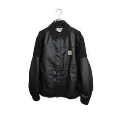 EYE JUNYA WATANABE MAN アイ ジュンヤワタナベマン ×carhartt 24SS 合皮 レザー ジャケット WM-J904 M ブラックのサムネイル