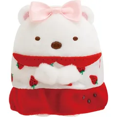 【新品】 MO94001 すみっコぐらし×サクマいちごみるくキャンディ てのりぬいぐるみ しろくま 1のサムネイル