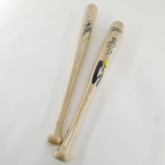 未開封品 中日ドラゴンズ 立浪和義 ミニ サイン バット 2本セット