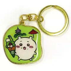 【中古】キーホルダー ちいかわ ダイカットキーホルダー 抹茶ソフト 「ちいかわ なんか小さくてかわいいやつ」 京都限定