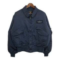 ALPHA INDUSTRIES アルファ インダストリーズ CWU-45/P フライトジャケット 大きいサイズ ミリタリー(メンズ 2X-LARGE)中古 古着 U3121